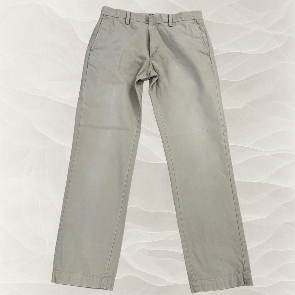 Banana Republic Mens Pants 32x34 Light Beige Emerson Chino Casual Slim - Picture 1 of 3